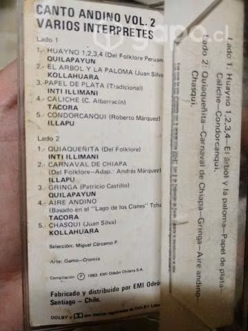 Mt71: pack tapes illapu