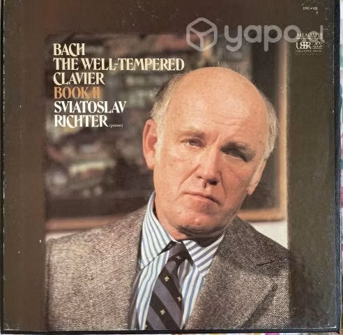 Bach The Well-Tempered Clavier Book II (vinilo)