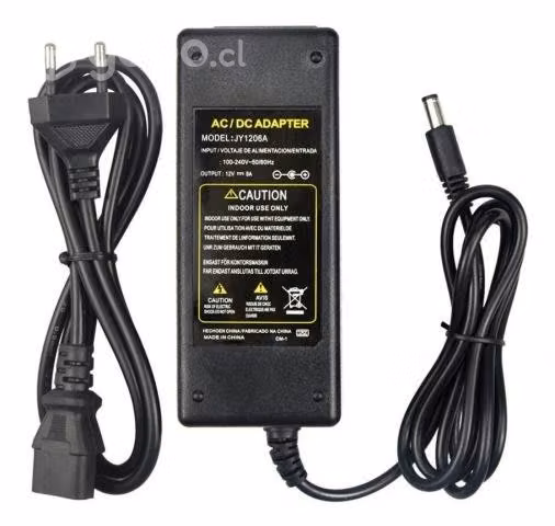 Fuente Poder 12V 8A + Cable Poder