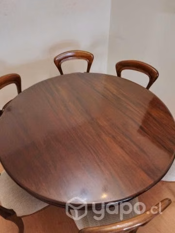 Comedor de caoba con seis sillas - Imagen 2