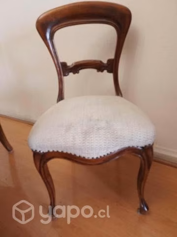 Comedor de caoba con seis sillas - Imagen 3