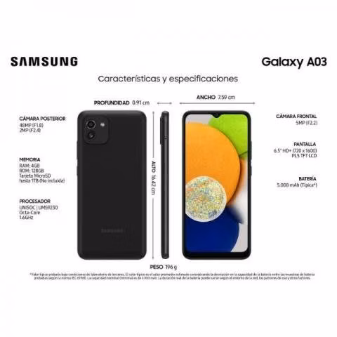 Celular Samsung galaxy A03
