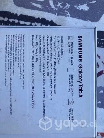 Tablet tabA Samsung 2019 - Imagen 3