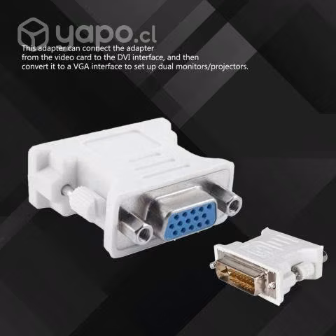 Adaptador DVI - I (D Dual Link) (24+1 Pins) Macho
