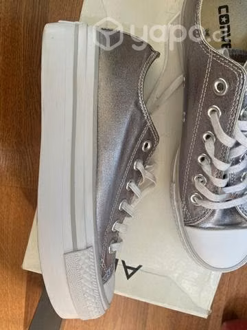 Converse plateadas - Imagen 3