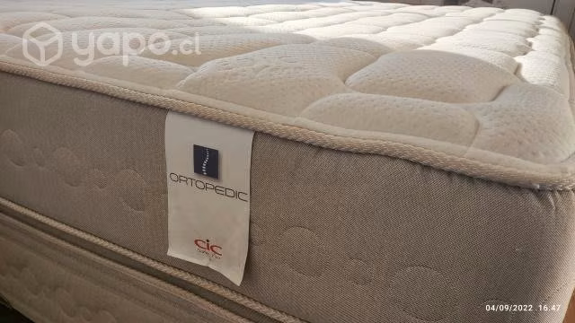 cama CIC, King y colchón de 1 plaza