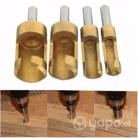 Brocas de corte crea tarugo , 4 piezas, 6/8/13/16m