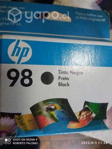 Tinta HP 98 Black original