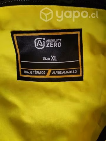 Traje Térmico Alpine Amarillo Fluor (nuevo)
