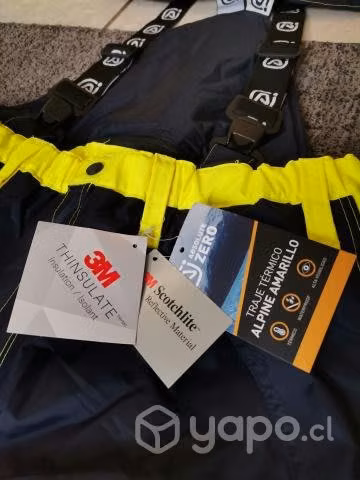 Traje Térmico Alpine Amarillo Fluor (nuevo)
