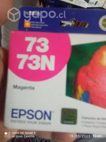 Tintas Epson 73n colores originales