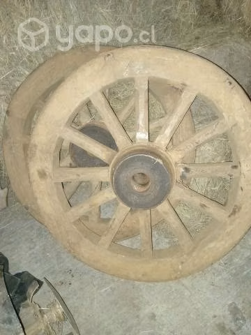 Ruedas carreta madera