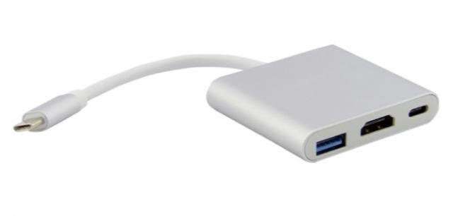 Convertidor Type-C A HDMI/USB 3.0/Type-C Para Mac - Imagen 2