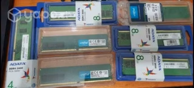 Memorias RAM DDR4 de 4GB y 8GB