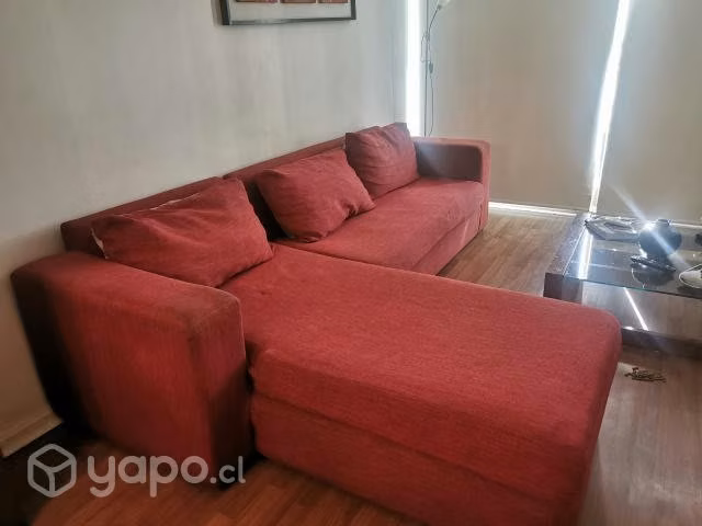 Sofá Seccional Rojo opaco