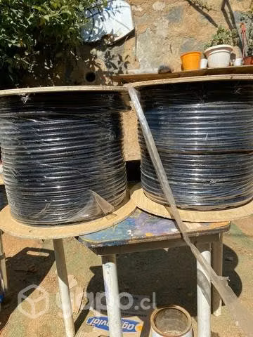 Cable coaxial RG6 dos carretes
