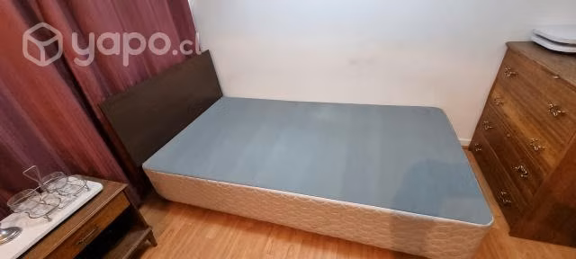 BOX SPRING 1.5 PLAZAS excelente estado