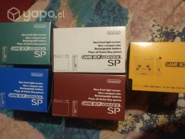 Cajas consolas Gameboy Advance SP