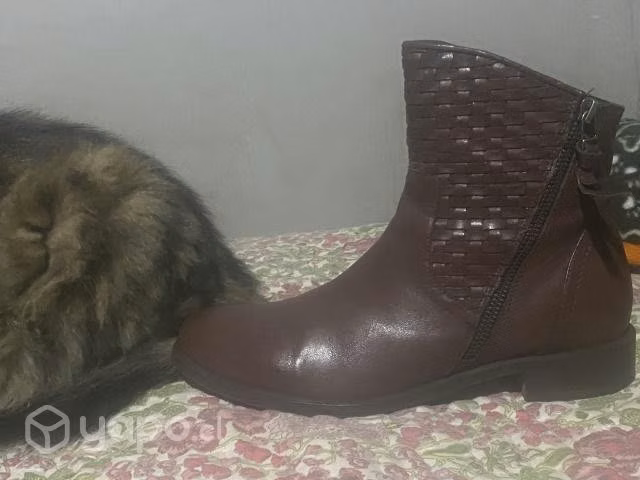 Botines cuero Vía Uno 37 - Imagen 2