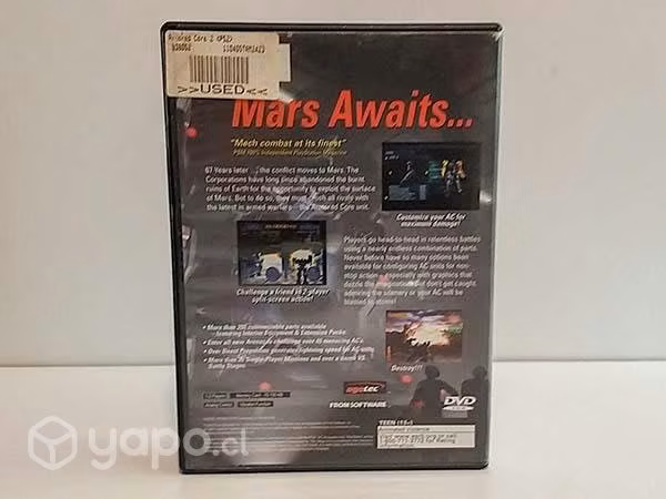 Armored Core 2 PS2 PlayStation Sony Shooter
