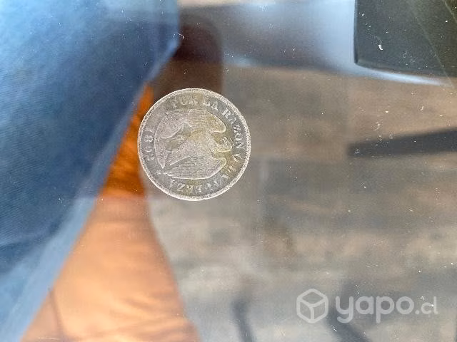 Moneda chilena 1892 - Imagen 2