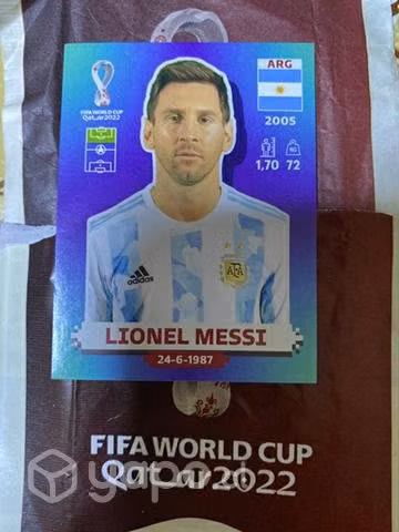 Lámina Messi Qatar 2022