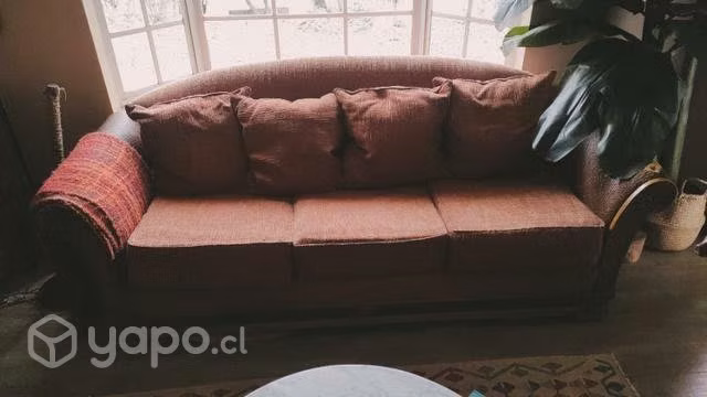 Sofá 3 cuerpos con Rattan - Imagen 4