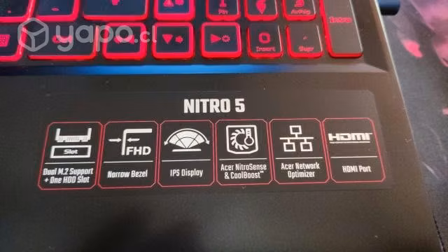 Notebook gamer Acer nitro 5 Ryzen 7