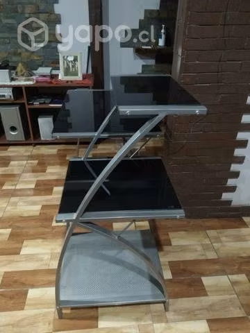 Escritorio metal vidrio