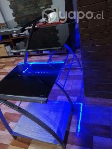 Escritorio metal vidrio