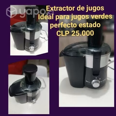 Extractor de Jugo. Ideal jugos verdes