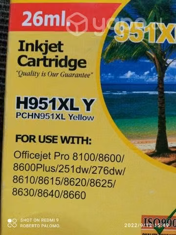 Tintas HP 951xl colores alternativas de alta