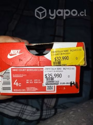 Zapatilla nike bebe