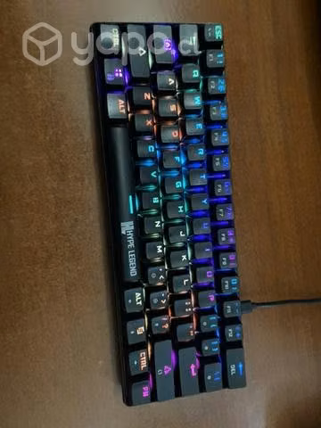Teclado mecánico hype legend rebel switch blue 60%