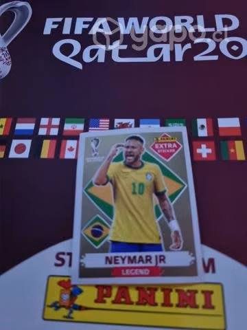Neymar lamina especial de oro - Imagen 2