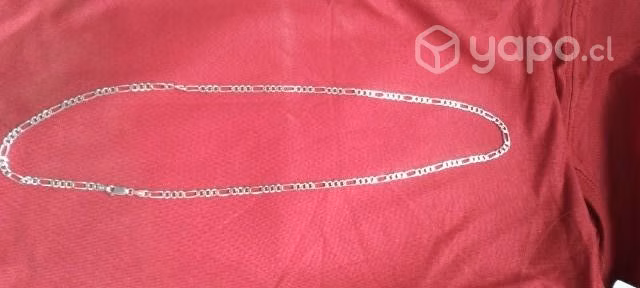 Cadena de plata gruesa de varon.