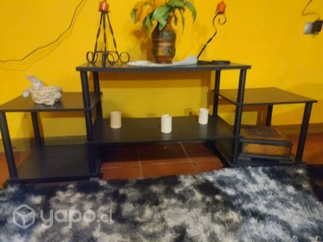 Mesa de madera de sala de estar