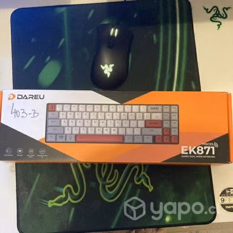Teclado gamer inalámbrico