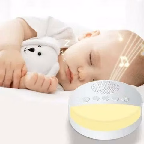 Máquina Ruido Blanco Con Luz De Noche- Mejora Sueñ