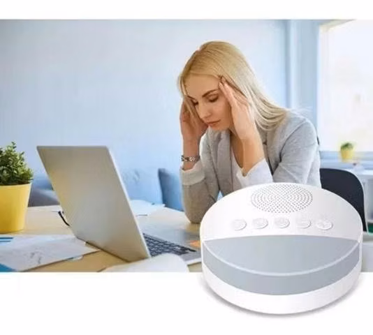 Máquina Ruido Blanco Con Luz De Noche- Mejora Sueñ