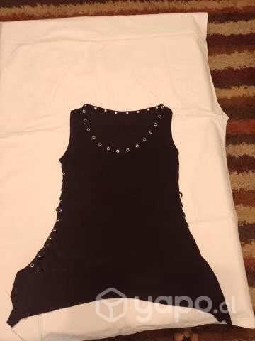 Polera larga elasticada