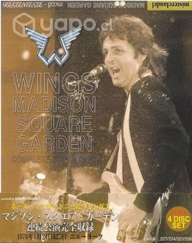 Paul Mccartney & Wings Box Madison Square Garden 4