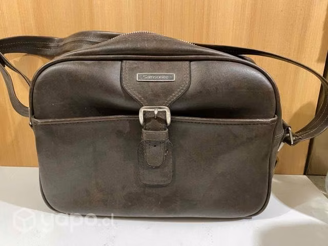 Bolso cuero Sansonite vintage