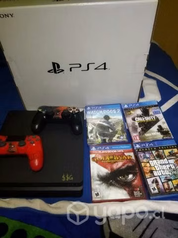 PS4 + 4 juegos + 2 mandos PRECIO CONVERSABLE