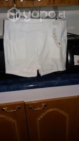 Short blanco talla S m l xl