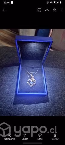 Collar corazon con luz - Imagen 2