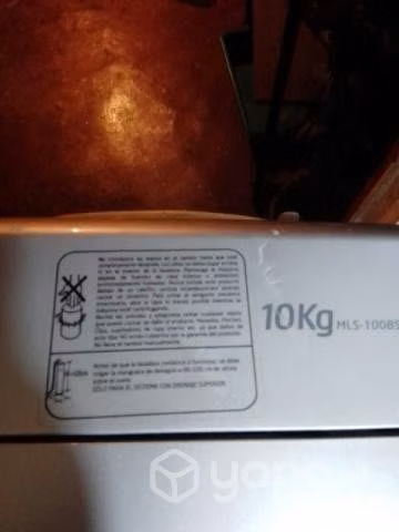 Lavadora de 10 kilos