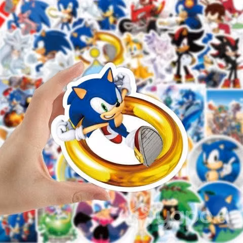 Sonic Set de 50 Stickers