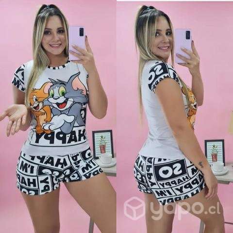 PIJAMAS de short con manga - Imagen 3
