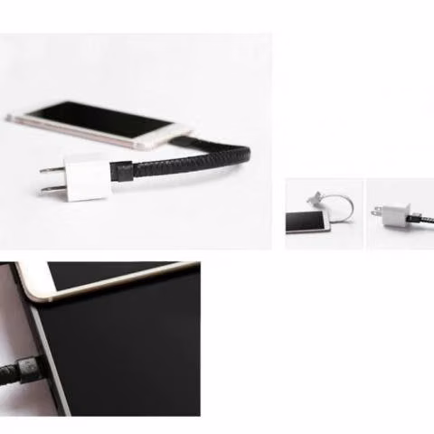 Pulsera Cable Cargador Datos De Cuero Usb A Tipo C - Imagen 5